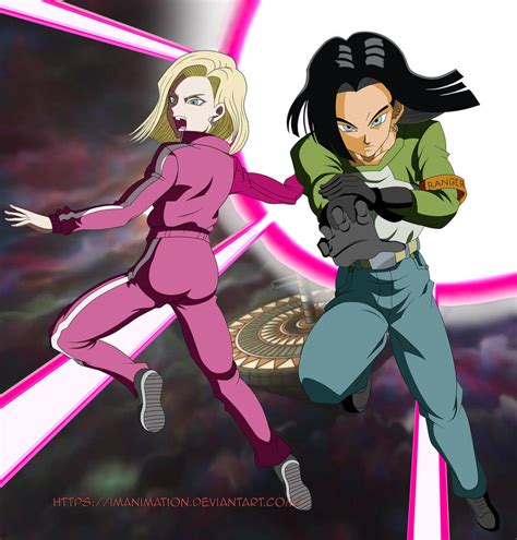 Dragon Ball Super Android 17 And 18 By Imanimation On Deviantart