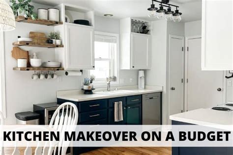 small kitchen makeover   budget     expensive
