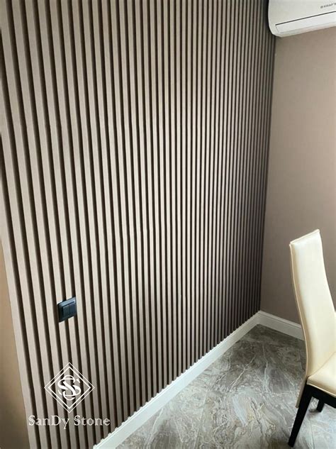 Гипсовые 3Д Панели "Рейка"-Компания SanDy Stone