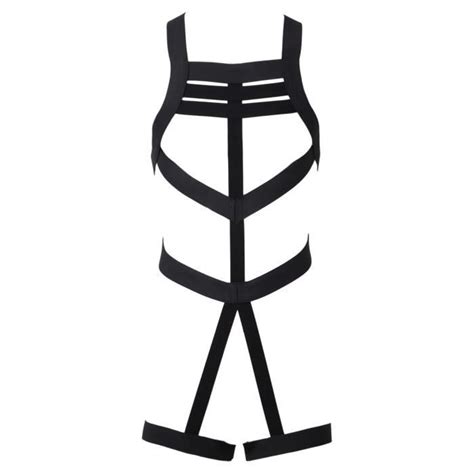 Dpois Homme Harnais De Corps Sexy Body Maillot Ceinture Harnais De