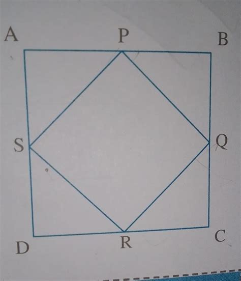 In The Adjoining Figure Abcd Is A Square Where Pb Dr As Qc Prove