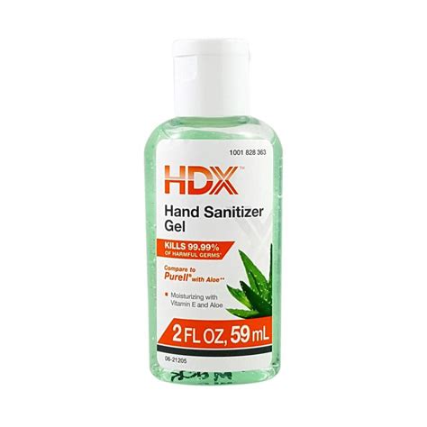 HDX Aloe 2 Oz Hand Sanitizer 20 18572 The Home Depot