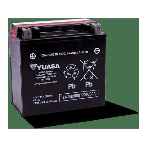 YUASA YTX14-BS | D&B Supply