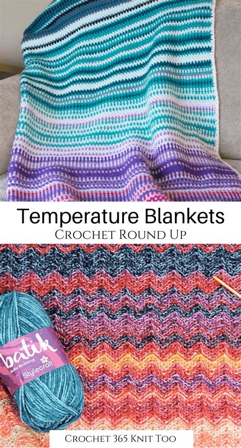 Simply Stunning Crochet Temperature Blanket Patterns Temperature