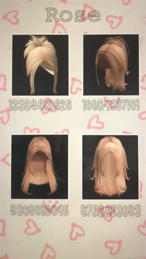 Y K Blonde Ponytail Hair Codes Blonde Ponytail Black Hair Roblox Ponytail Hairstyles