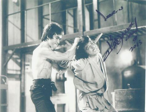 BRUCE LEE & JACKIE CHAN W/SIGNATURE 8 X 10 PHOTO REPRINT | #1724303251