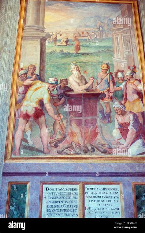 Scenes Of Martyrdom In Basilica Of St Stephen In The Round On The