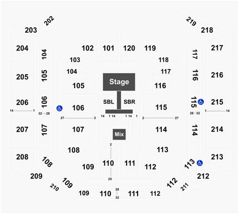 Mohegan Sun Arena Seating Chart Hd Png Download Kindpng