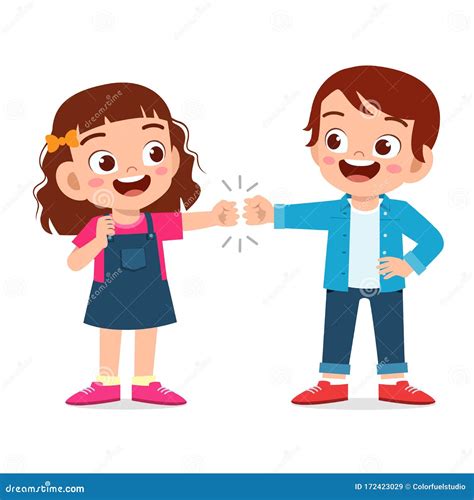 fist bump hands punch cartoon cartoondealercom