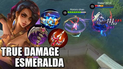 THE TRUE DAMAGE BUILD ESMERALDA YouTube