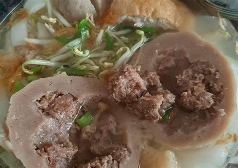 resep bakso isi daging oleh ranty denna cookpad