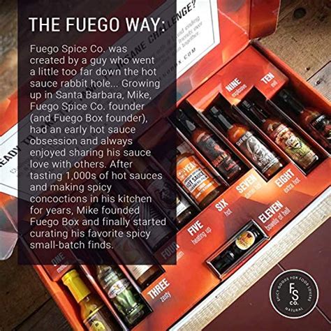 Tame To Insane Habanero Hot Sauce Challenge Box By Fuego Box Mild To Extreme Hot Sauces