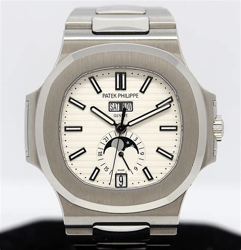 Patek Philippe Nautilus Annual Calendar Moonphase Ref A Gr