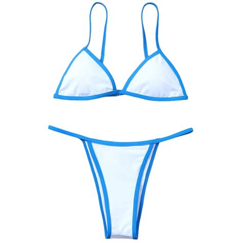 Akiihool Bikinis For Women Women Bikini Piece Spaghetti Strap Top