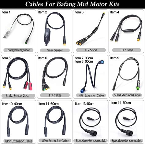 Buy Bafang Extension Cable Pin Plug Connector Bbs Bbshd Motor