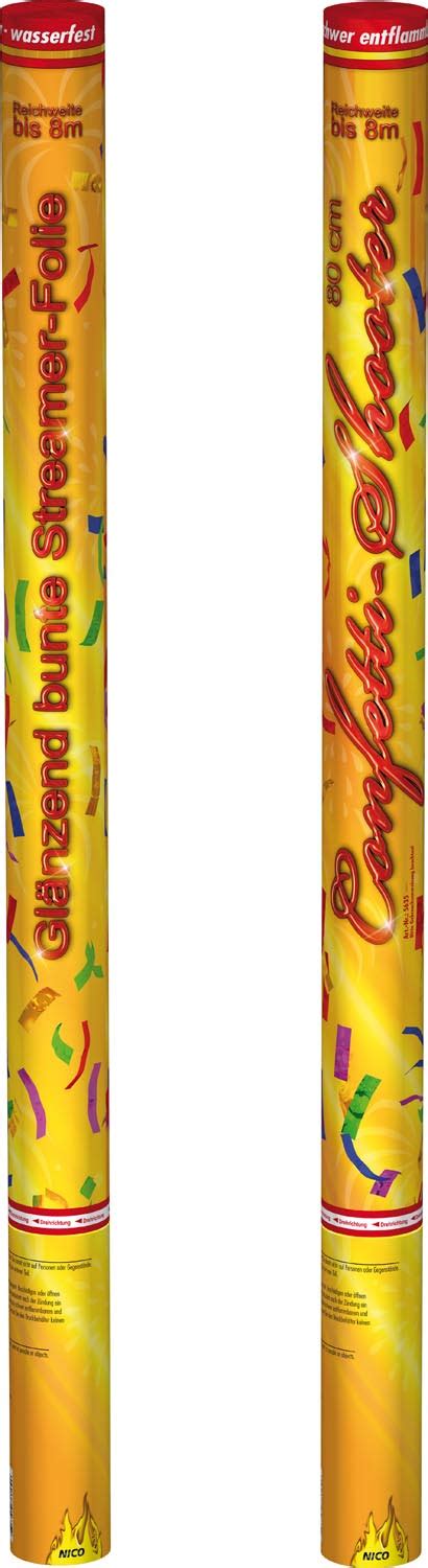 Nico Konfetti Shooter 80cm Lemke Pyrohandel