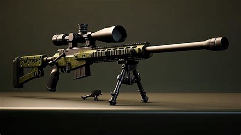 Premium AI Image | Army Sniper Rifle