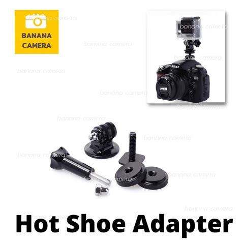 Banana Camera ตวจบอปกรณเสรม เขากบชองเสยบแฟลช ของกลองดจตอล Hot Shoe สำหรบ กลอง