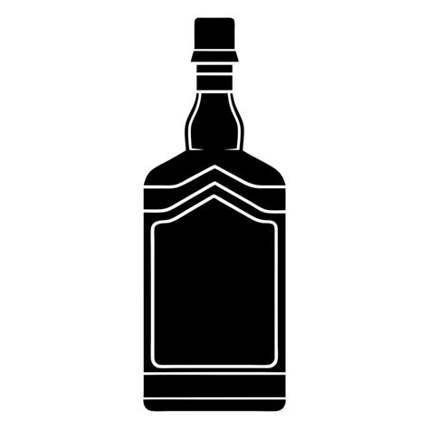 whiskey black silhouette illustration 46833038 Vector Art at Vecteezy