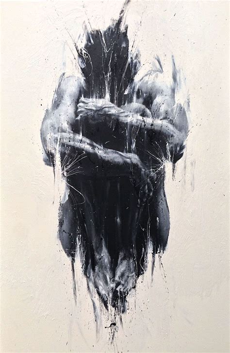 Paolo Troilo Rannicchiati Hand Painting Figure Painting Figure