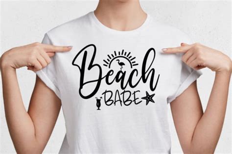 Beach Babe Summer Svg Vector Design Graphic By Uttam Das Creative Fabrica
