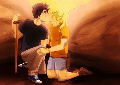 First Percabeth Kiss Percy Jackson Percy Annabeth Percabeth