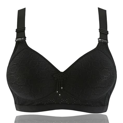 Wirefree Bras For Women Clearance AIEOTT Plus Size Push Up Bra Womens Solid Lace Lingerie Bras