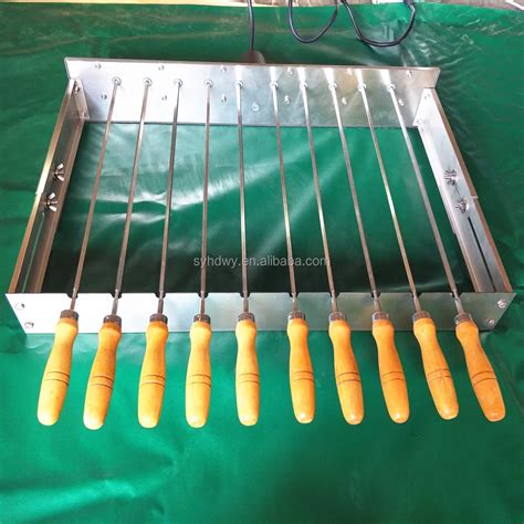 Cyprus Bbq Rotisserie Gear Kebab Skewer Rotating Grill Set Electric