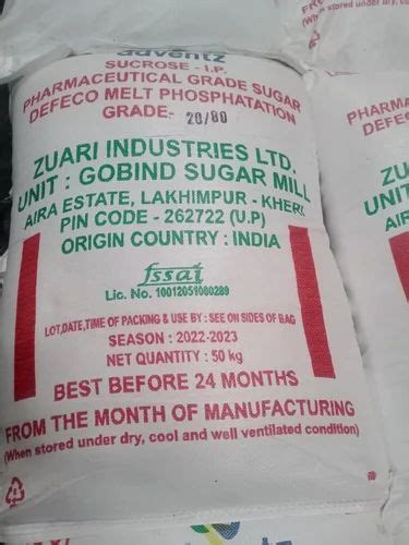 Zuari White Pharma Sugar Packaging Size Kg At Rs In Ghaziabad