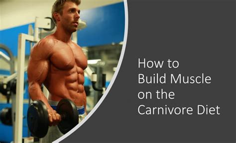 How To Build Muscle On The Carnivore Diet Kevin Stock