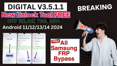 New Samsung FRP Bypass Unlock Tool 2024 Adb Enable Fail Samsung Frp