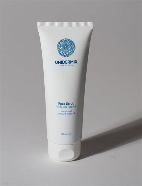 Скраб для лица UNIDERMIX face scrub with tea tree oil | отзывы