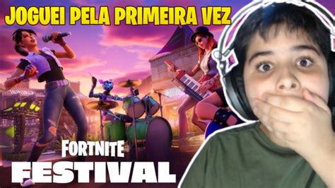 Novo Joguei Pela Primeira Vez O Modo Fortnite Festival No Fortnite