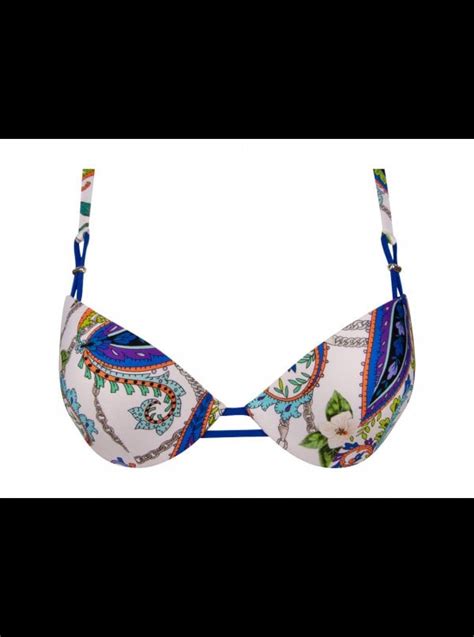 Lise Charmel Swimwear Odyssee Cashmer Padded Plunge Bikini Top
