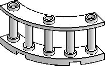 Curved Railing W Studs Spindled Lego Parts Guide