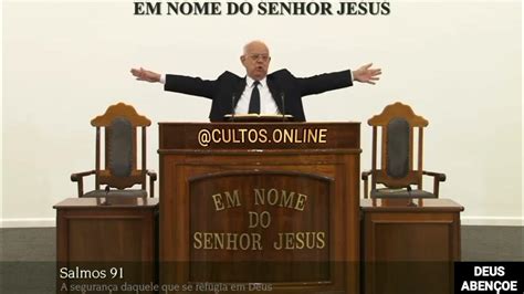 Santo Culto A Deus VÍdeo Sex 08122023 730hs Salmos 91 Youtube