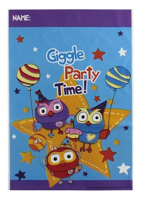 Giggle And Hoot Party Loot Bags 8 Pack True Blue Toys Australia