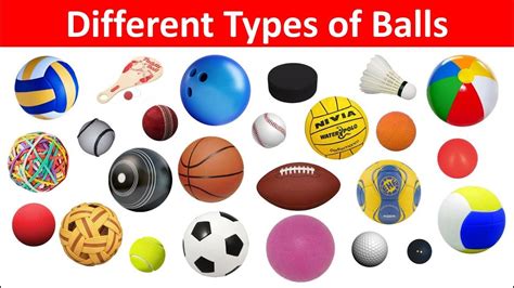 Different Types Of Ball Types Of Balls Learn Different Ball Names Ball Vocabulary