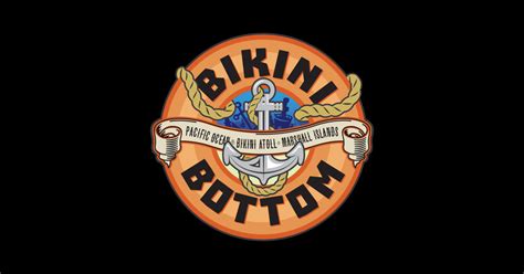 Bikini Bottom Spongebob Squarepants Sticker Teepublic