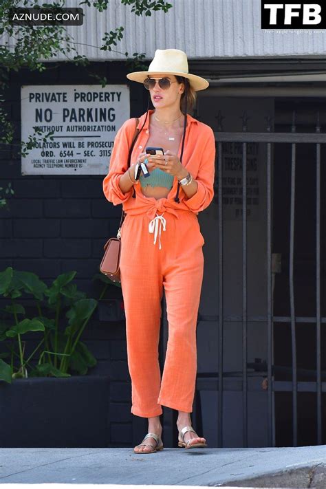 Alessandra Ambrosio Sexy Seen Showcasing Her Hot Tits And Stylish Figure In Malibu Aznude