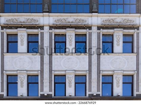 Constructivist Architecture Facade Residential Building Stock Photo ...