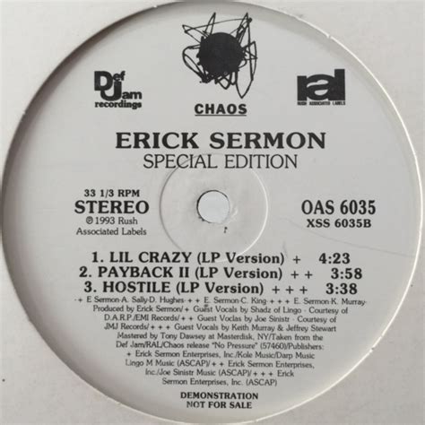 Erick Sermon Stay Real Remix 12 Fatman Records