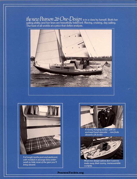 Pearson 26 One Design Sailboat