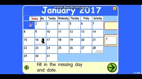 Starfall calendar - friendwest