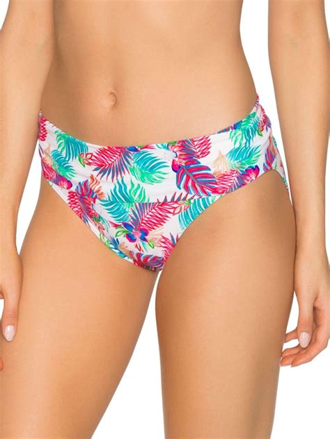 Sunsets Synthetic Sunset Hipster Bikini Swim Bottom In Blue Lyst