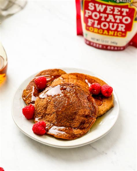 Vegan Paleo Sweet Potato Flour Pancakes – Edward & Sons Recipe Blog