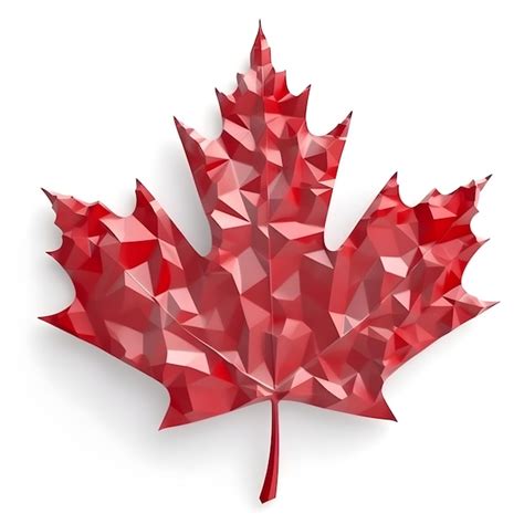 Premium Ai Image Canadian Maple Leaf Abstract Symbol