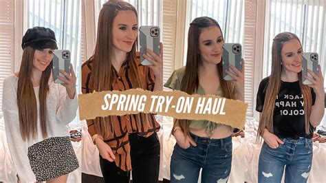 Spring Try On Haul Youtube