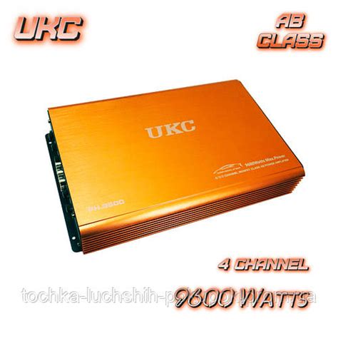 Усилитель в машину 4-х канальный UKC PH.9600 9600W автоусилитель звука ...
