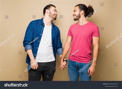Adorable Gay Man Love Holding Hands Stock Photo Shutterstock